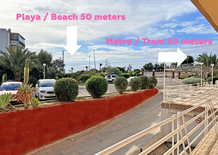 A 100 Metros De La Playa. Parking Gratuito Privado