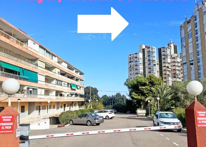 A 100 Metros De La Playa. Parking Gratuito Privado